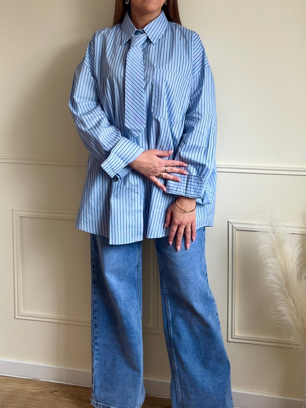 Chemise cravate