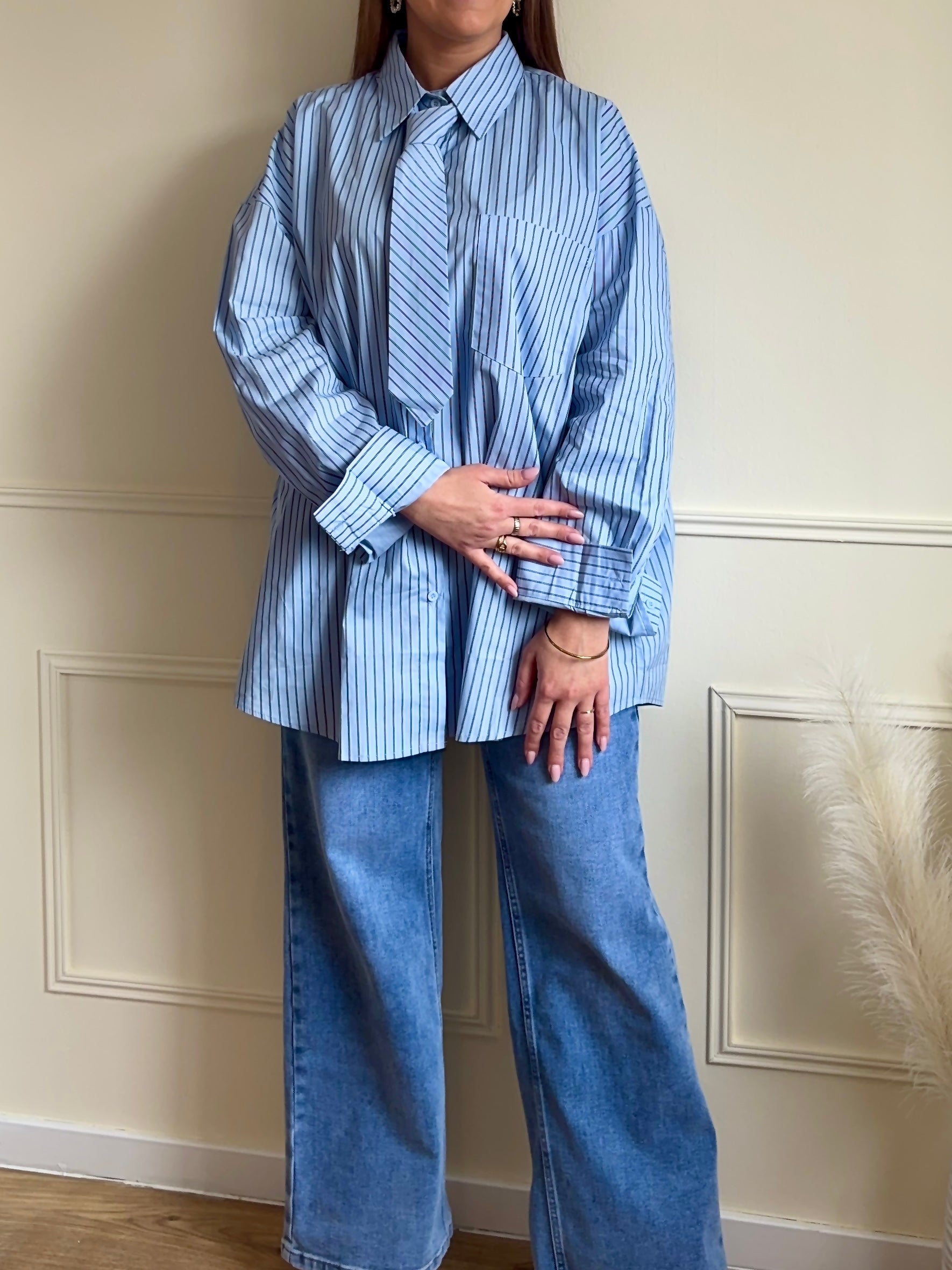 Chemise cravate