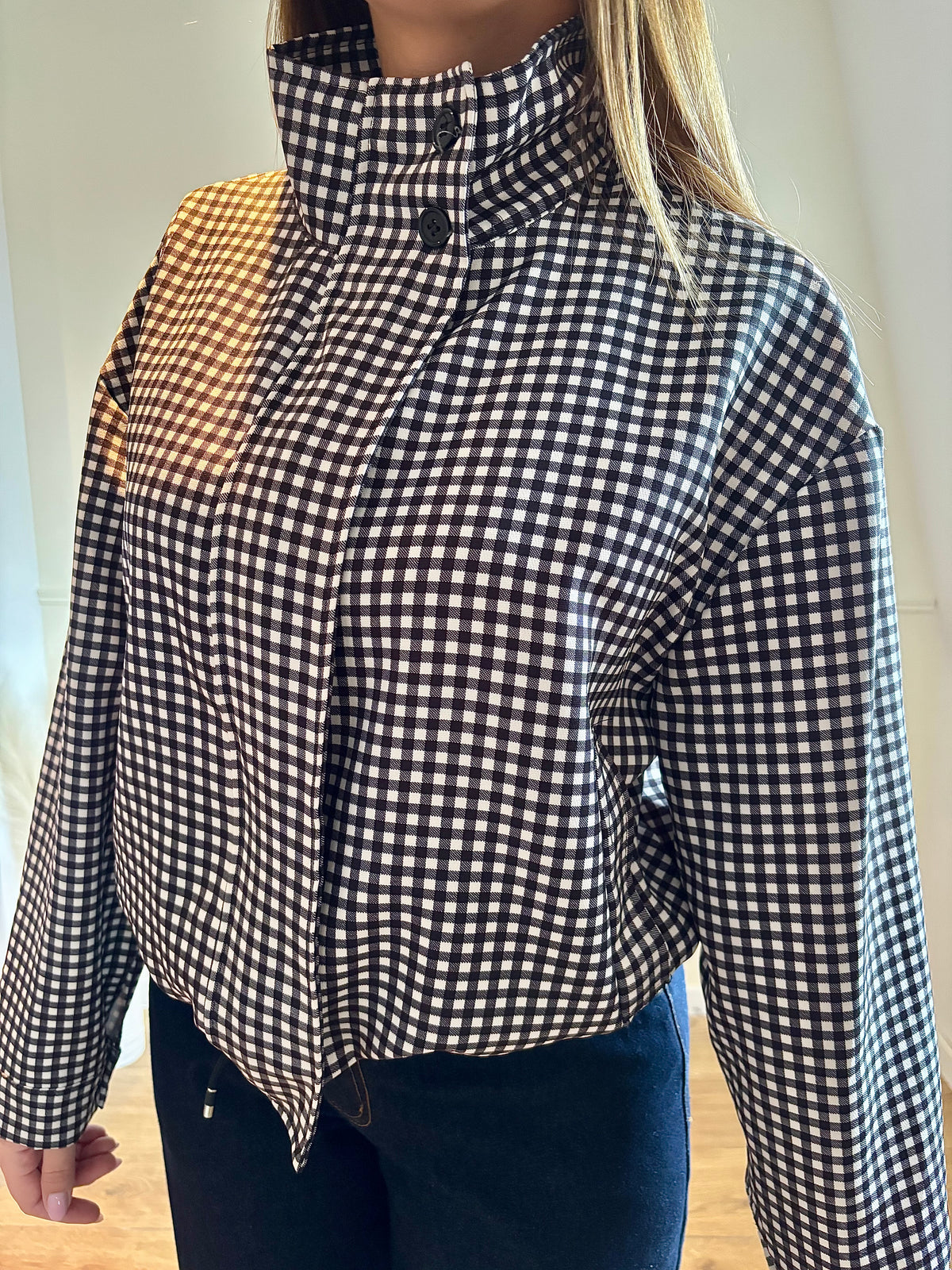 Veste à carreaux